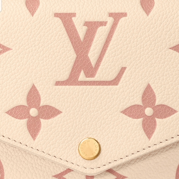 LOUIS VUITTON LV Felicie Leather Giant Mono - Picture 4 of 5